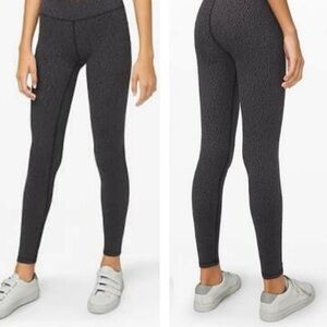 Lululemon Ivivva Micro Chevron Knit Leggings